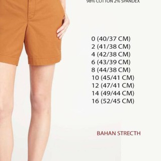 READY CB Celana Pendek Wanita Branded  OLD NAVY Twill 