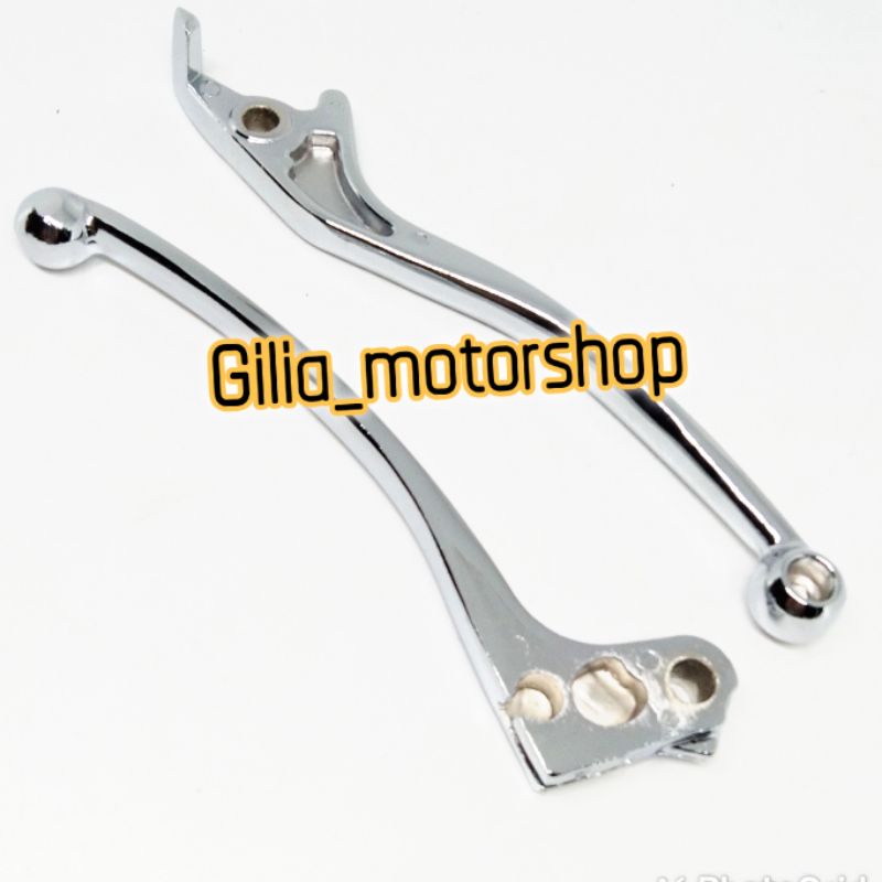 Handle kiri kanan Krom CNC  MP Gl Tiger CBR Sepasang Chrome Edition