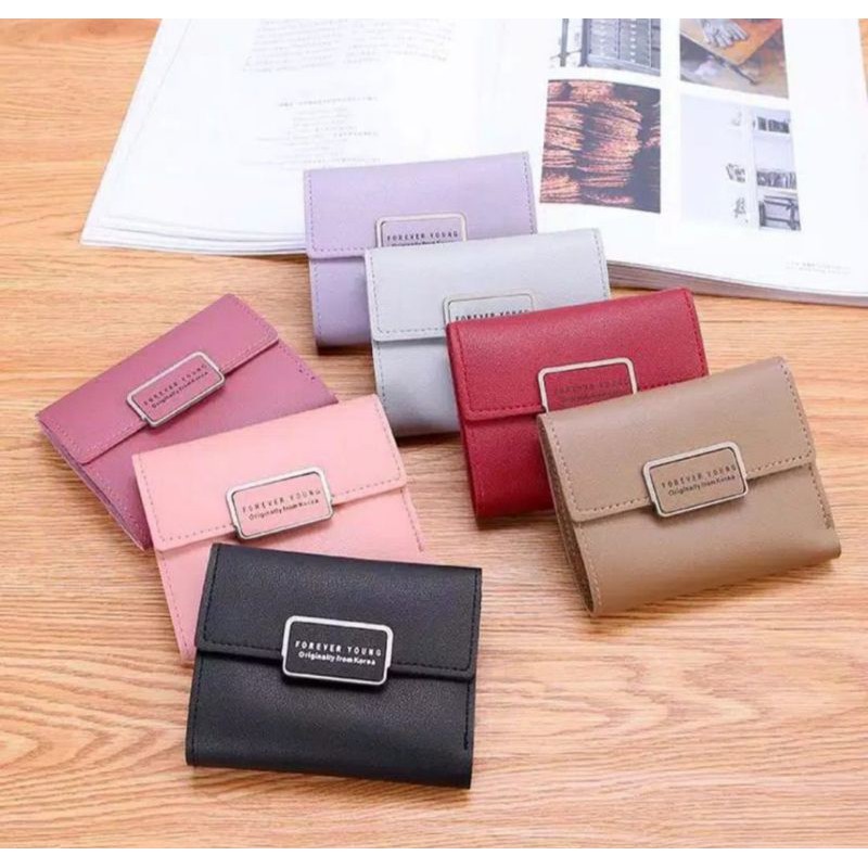 Dompet Lipat Forever Young//Dompet Wanita Mini Cantik