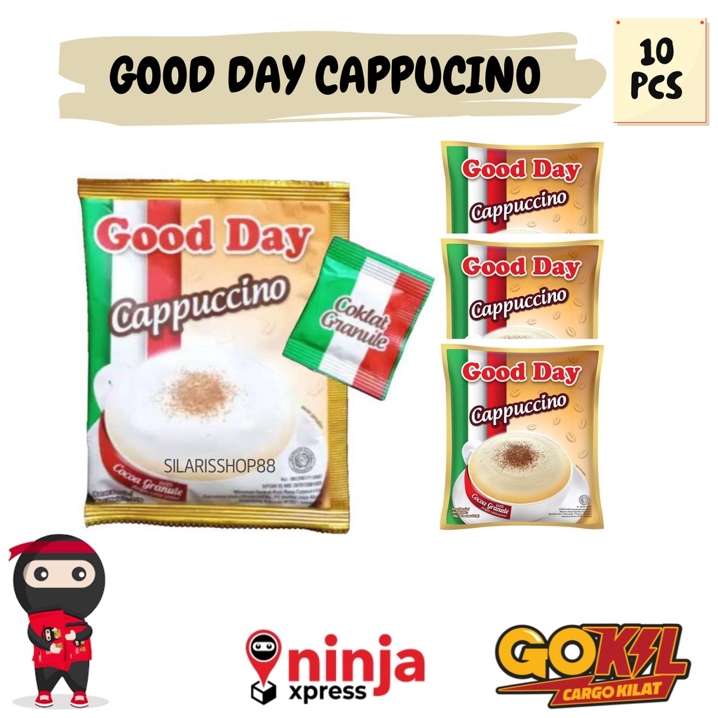 

GOOD DAY CAPPUCINO 1 RENCENG ISI 10 PCS