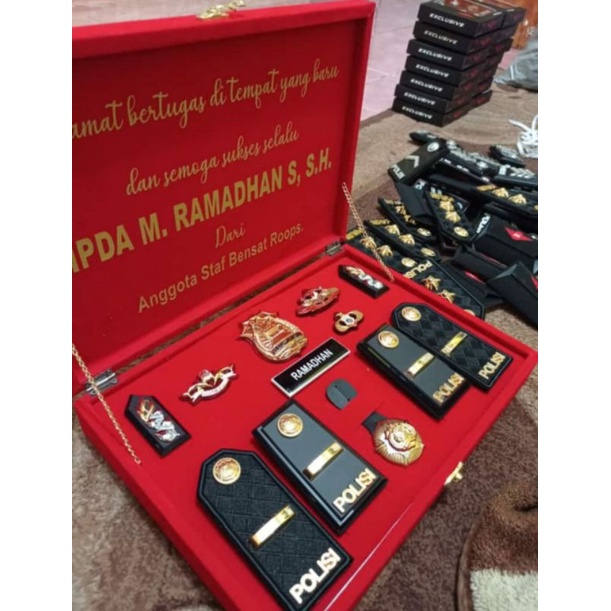 Pangkat Ipda | satu set box premium | request costom | souvenir satu set ipda exclusive costom | ipd