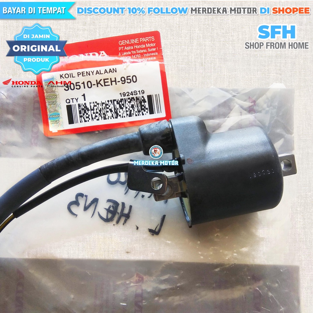 Koil Megapro Lama MP Hiu Mega Pro Karbu MP Engkel 1999-2005 Original Honda Asli Ori HGP AHM Ignition