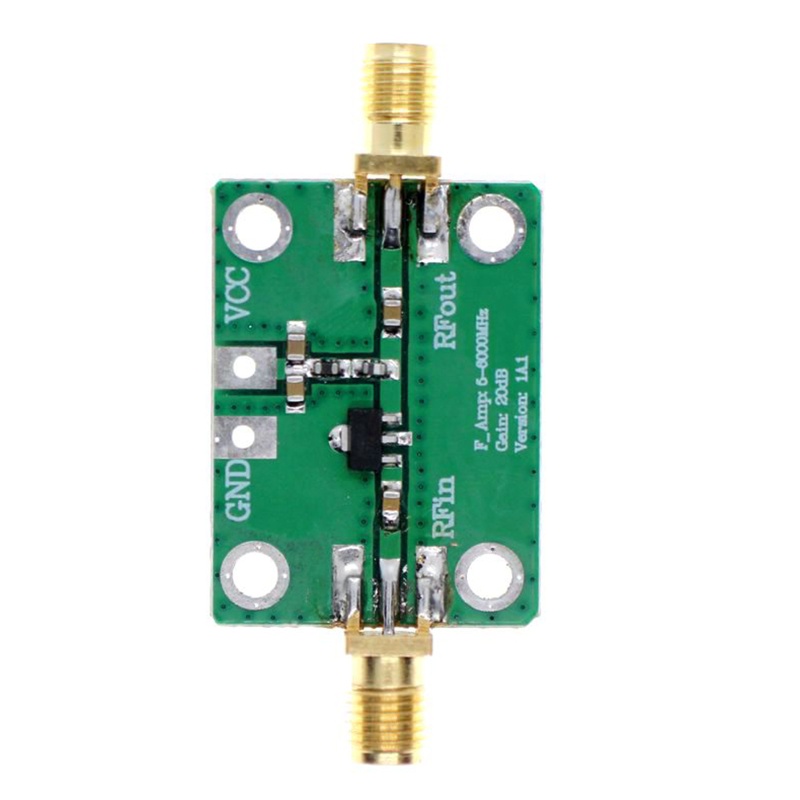 Btsg 1-1000MHz Broadband 20dB High Gains LNA Modul RF Amplifier Kebisingan Rendah Ham Radio