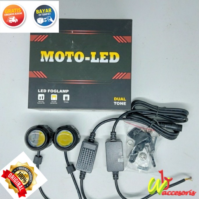 Lampu tembak Nmax Aerox Lexi Xmax Vario dll Original Moto Led Premium