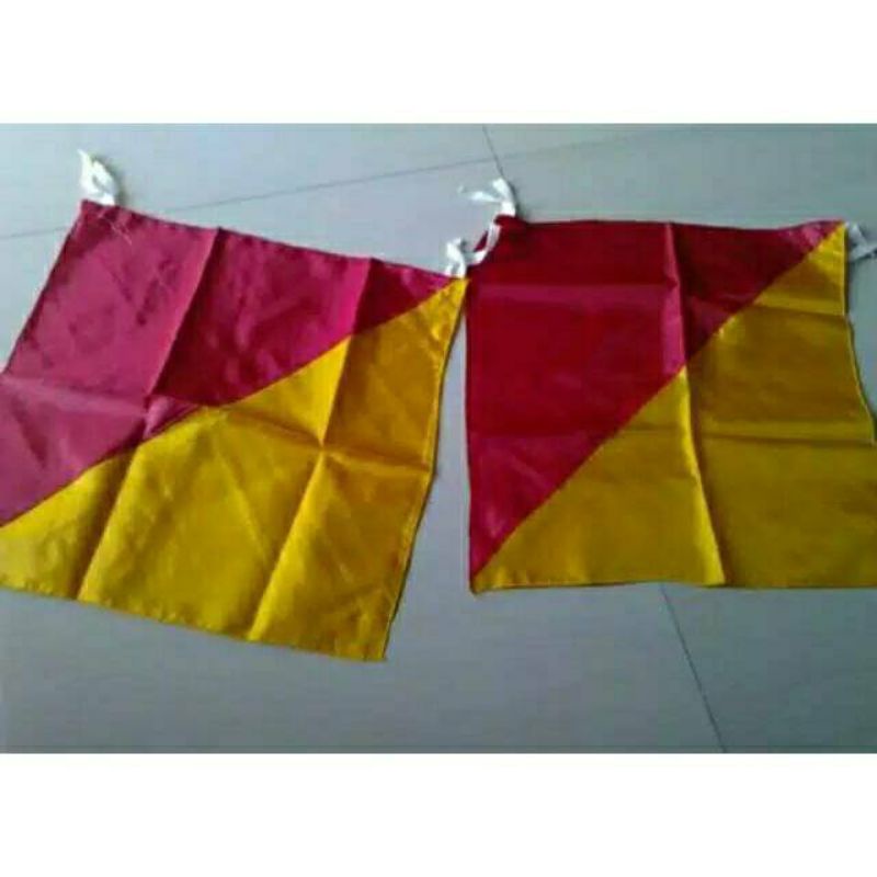 BENDERA PRAMUKA / BENDERA SEMAPHORE 1 KODI ISI 20 PCS