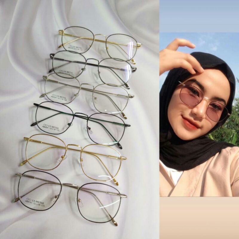 FRAME KACAMATA BULAT UNISEX 8261