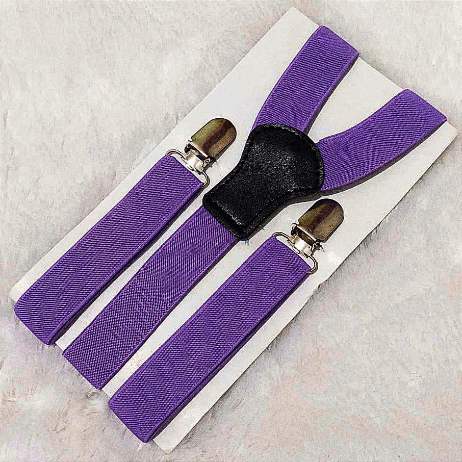 SUSPENDER BRETEL DEWASA PRIA WANITA TALI KODOK MODEL JOJON-Ungu tua