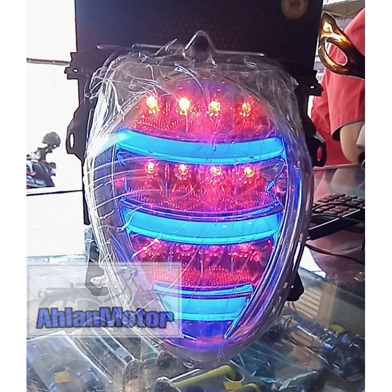 Stoplamp JPA Fino New 125 Grande /Stoplamp Fino Murah/Aksesoris Fino 125 New/Lampu Belakang Fino New