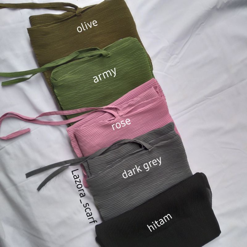 Salwa Instan Plisket/Bergo Instan Plisket Ceruty Babydoll Premium/Khimar Plisket-2