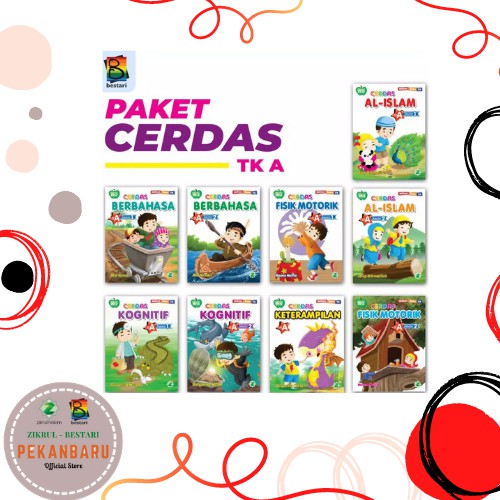 BUKU AKTIVITAS ANAK PAUD /TK - BUKU PELAJARAN PAKET CERDAS KURIKULUM 2013 - 9 BUKU