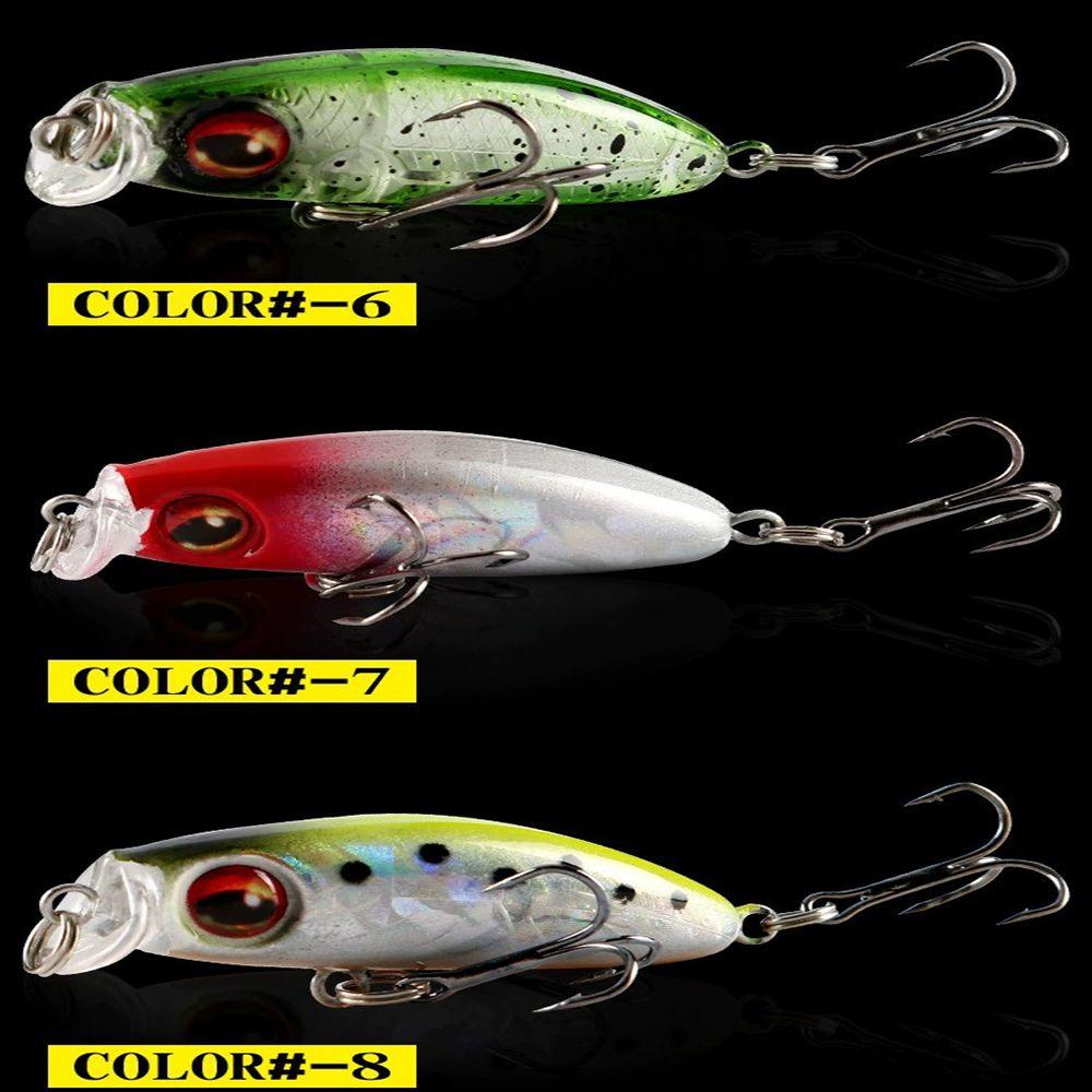 Top 1Pcs Umpan Engkol Wobbler Tackle 43mm/3.1g Aksesoris Memancing Mengambang Lure