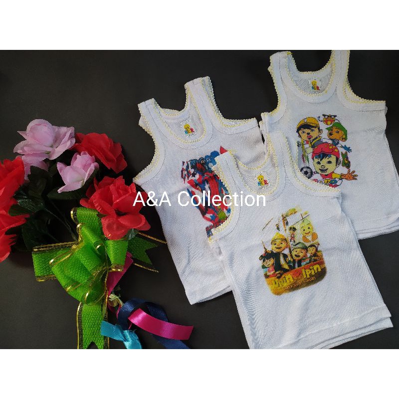 singlet anak karakter/singlet bayi karakter/kaos sangsang