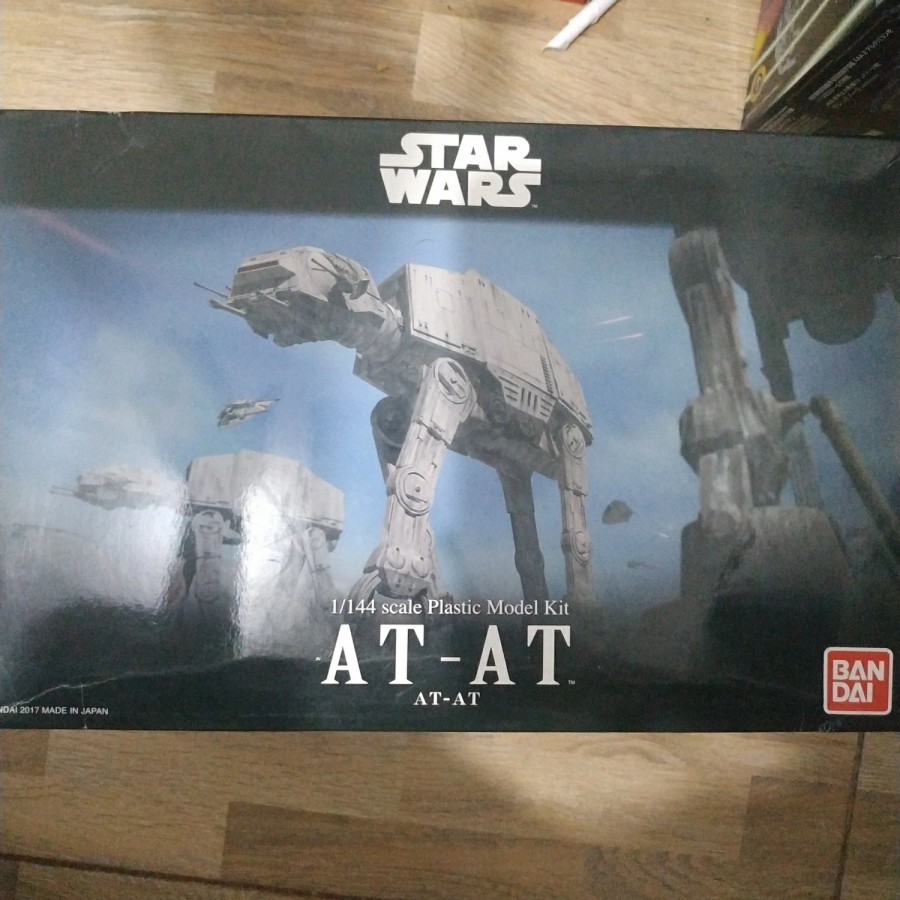 star wars at at 1/144 model kit bandai