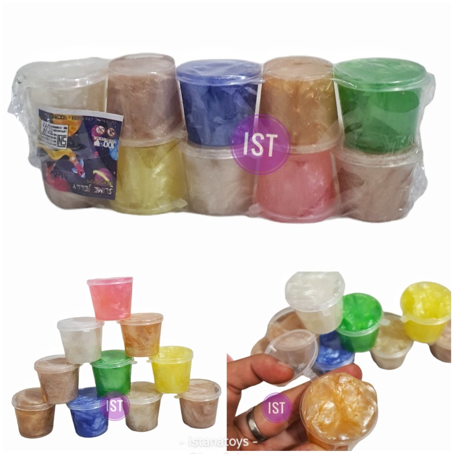 MWN Mainan Slime Anak Wangi Galaxy isi 10 pcs