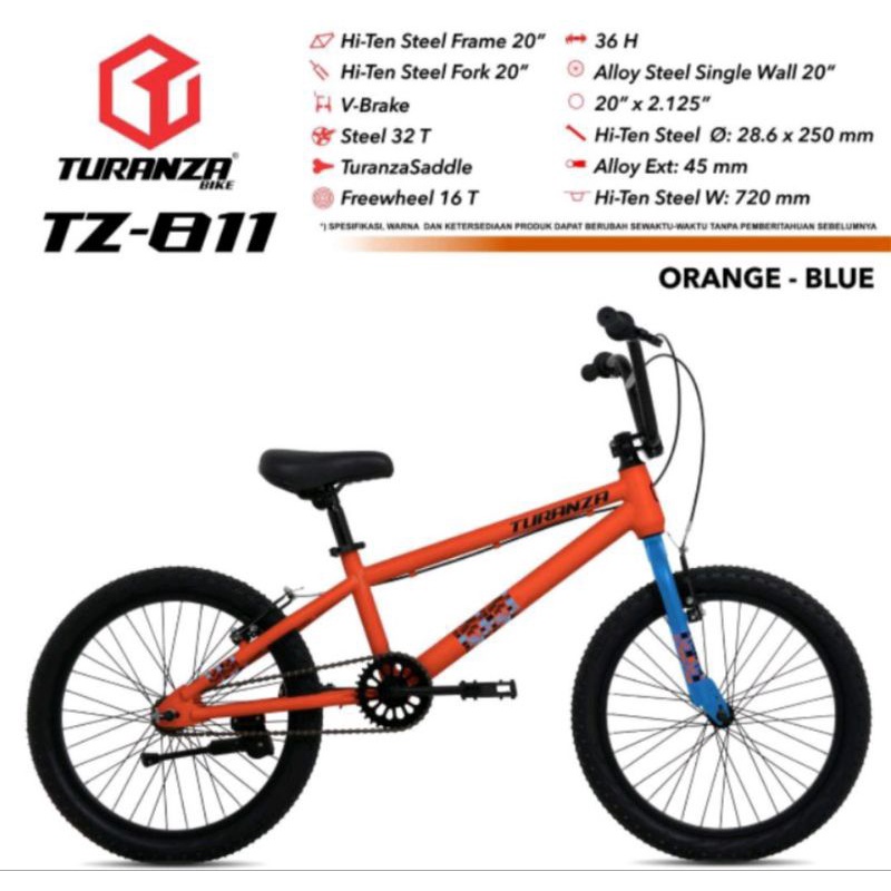 Sepeda BMX 20 inch Turanza TZ-811 By Pacific Go Bmx