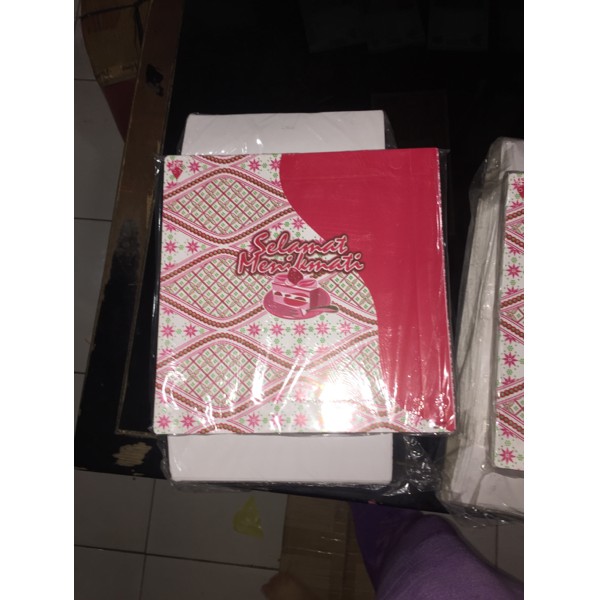 

Ready Stok dus 20x20 kardus box nasi tempat makanan kotak dus kue