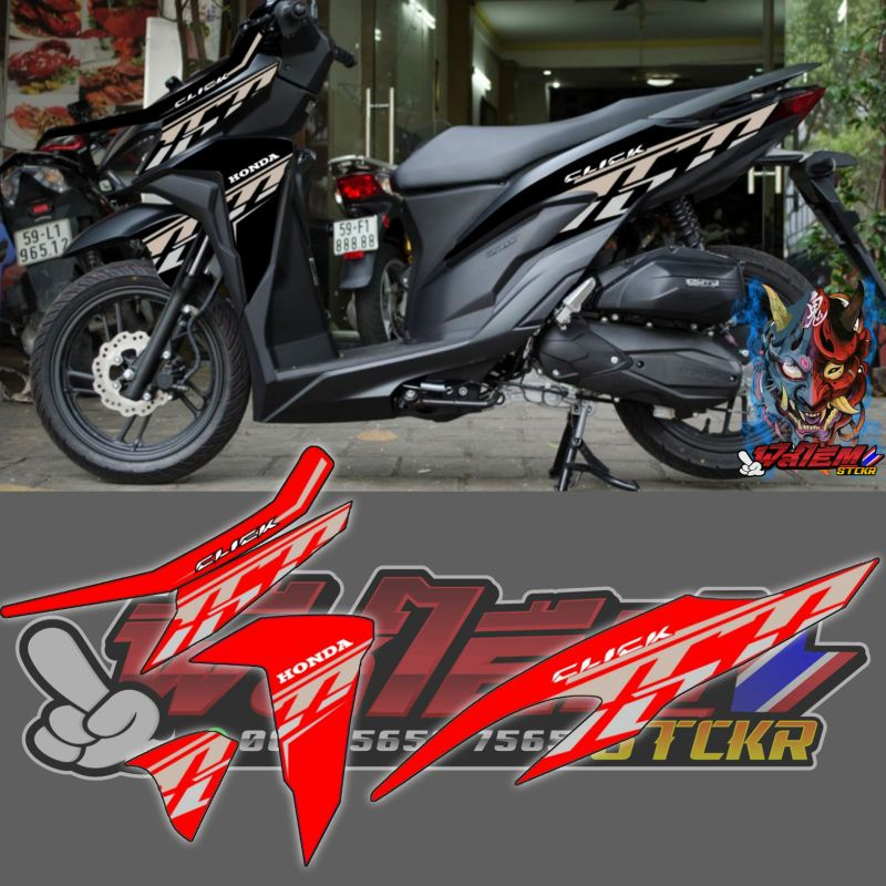 STRIPING TRANSPARAN VARIO 150 NEW