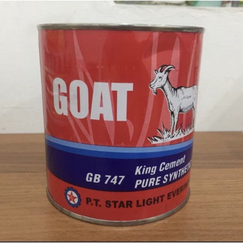 0kaleng besar 600 gram lem kambing goat serbaguna 600gram besar lem kambing kaleng