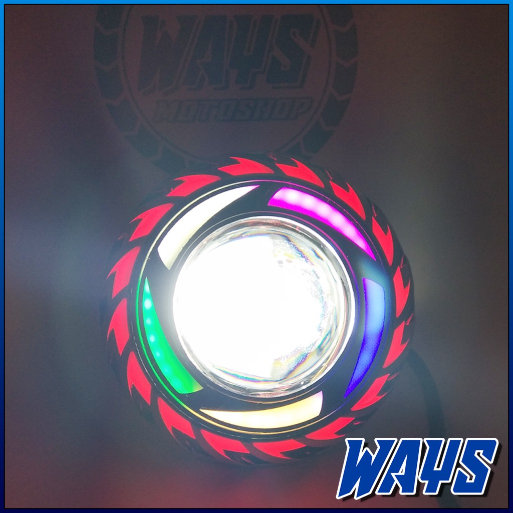 [L118] Lampu Depan Projie Proji LED Kipas Motor Mio Soul GT Beat Xeon Xride Scoopy Fino Vixion Ninja