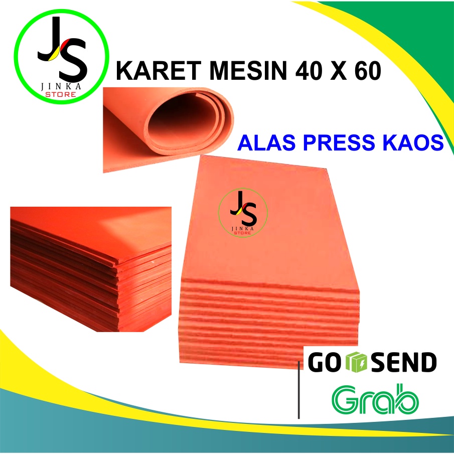 KARET ALAS PRESS KAOS 40X60 CM
