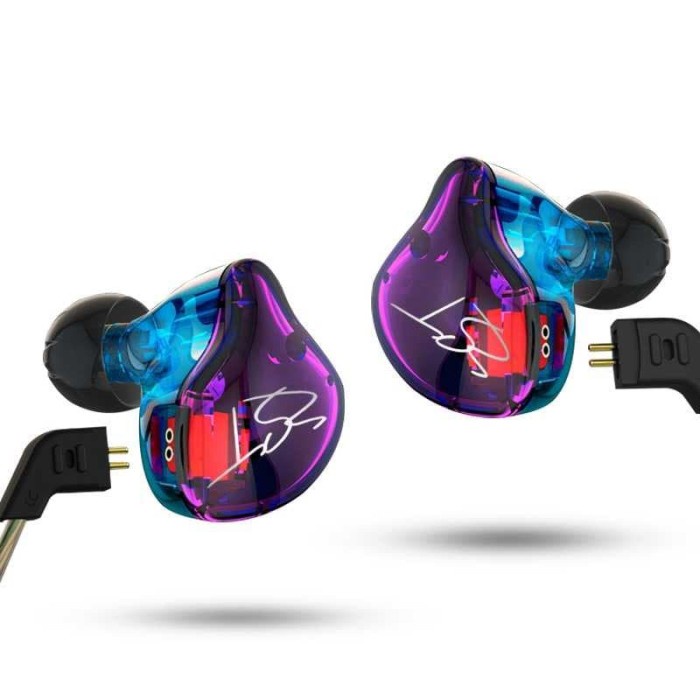 IEM Headset / Earphone Knowledge Zenith Hybrid Driver with Mic - KZ-ZST