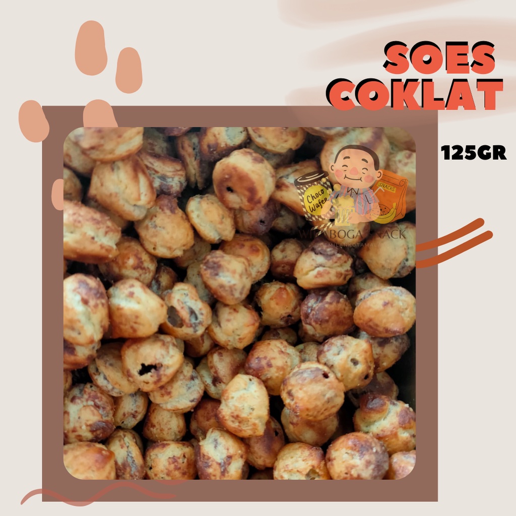 

SOES KERING COKLAT/ SUS KERING ENAK RENYAH / kue soes sop merah/ kue kering camilan snack Lebaran