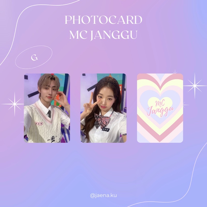 [MC JANGGU] PHOTOCARD SET WONYOUNG IVE SUNGHOON ENHYPEN MC JANGGU JANKKU ‼️BACA DESKRIPSI‼️