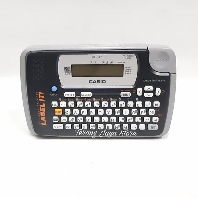 

[[BISA COD]] Mesin Printer Label Casio KL 120 W EZ-Label Printer Casio KL-120-W PROMO SPECIAL Kode