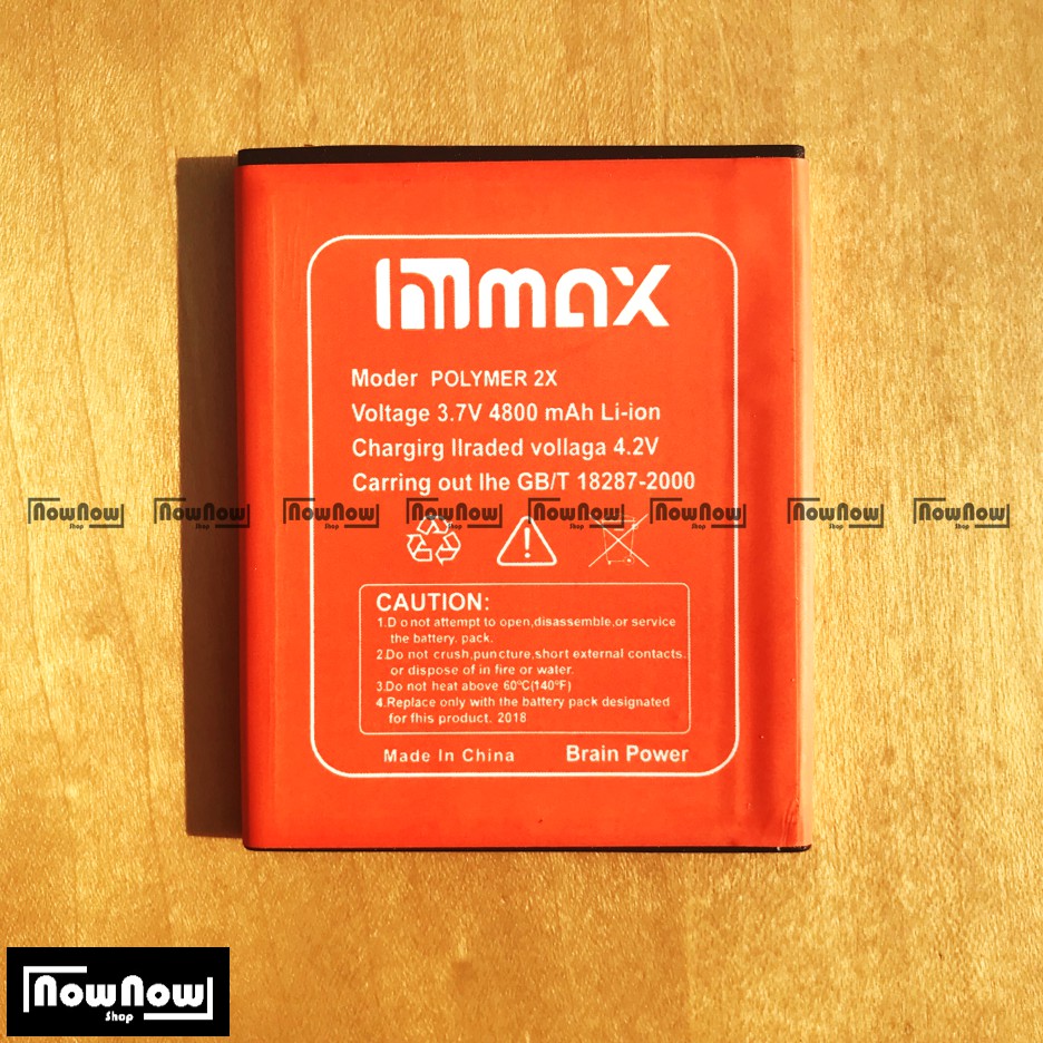 Baterai Himax Polymer 2X Original Double Power Batre Battery