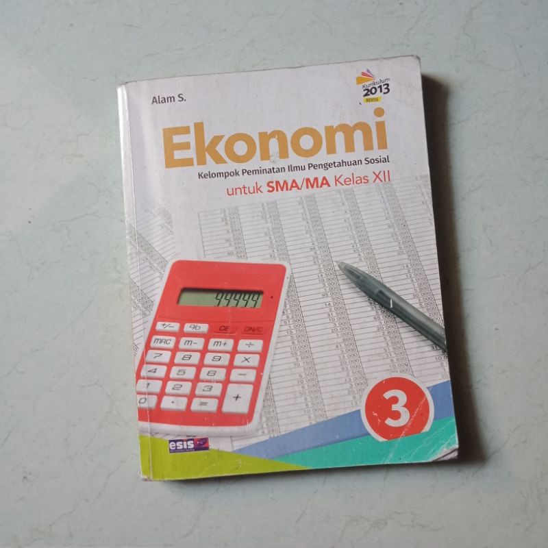 Preloved Buku Paket Ekonomi Kelompok Peminatan IPS Kelas 12/3 SMA
