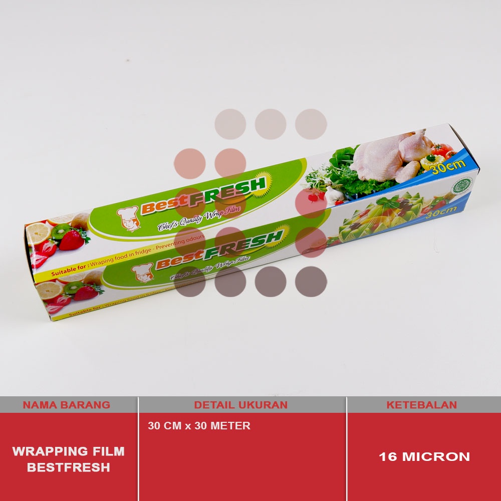 Plastik wrapping film 30x30 meter (foodgrade)