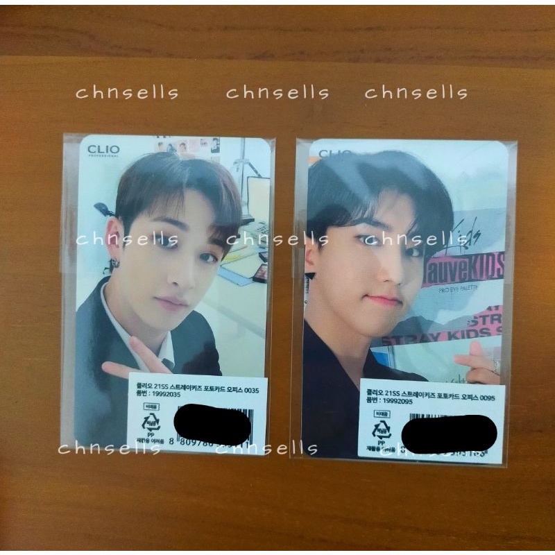 pc stray kids skz photocard clio office ds han jisung bang chan official