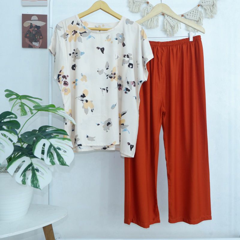 BABYDOLL JUMBO RAYON FIT TO XXXL LD 130 (CELANA PANJANG) SERI 1 LD125 LD130-PJXL 14