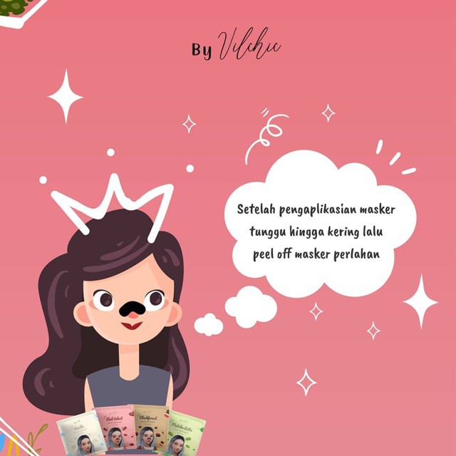 (FREE GIFT) MASKER KOMEDO GELATIN By VILCHIC 10GR