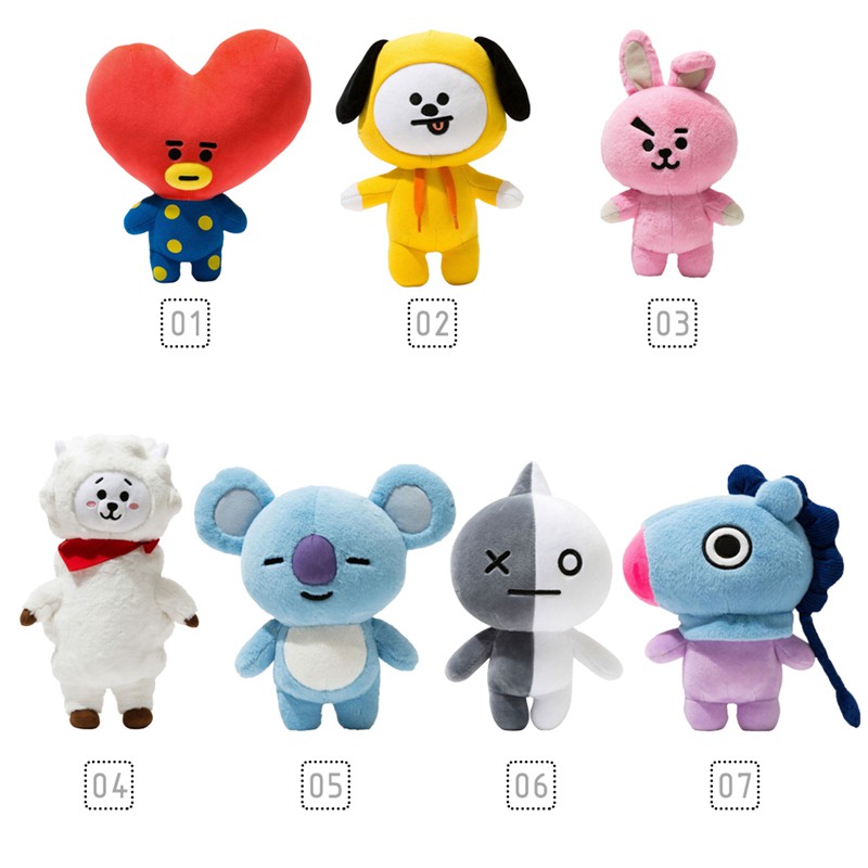  Bayar Di Tempat 30cm Boneka Kpop BTS bt21 Kelinci Bahan 