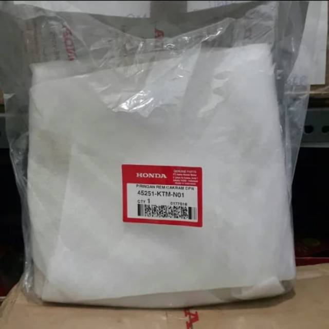 Piringan Cakram Rem depan Supra X 125 100%ORIGINAL AHM