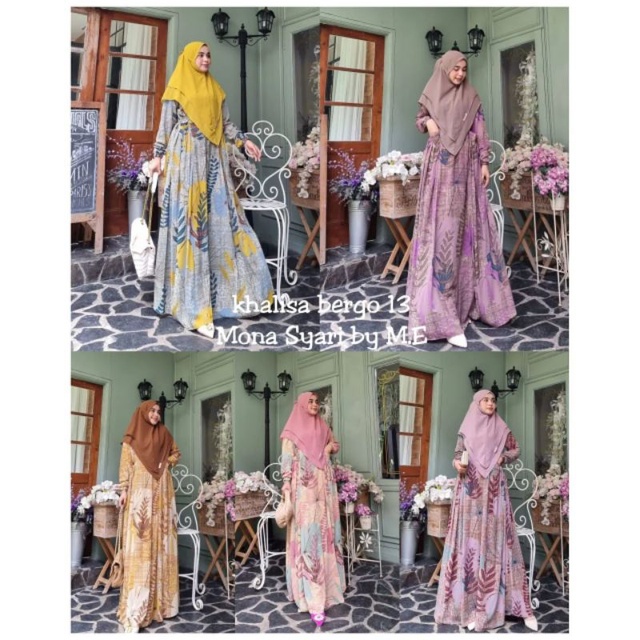KHALISA ONE SET BERGO VOL 13 BY MONA SYARI M.E