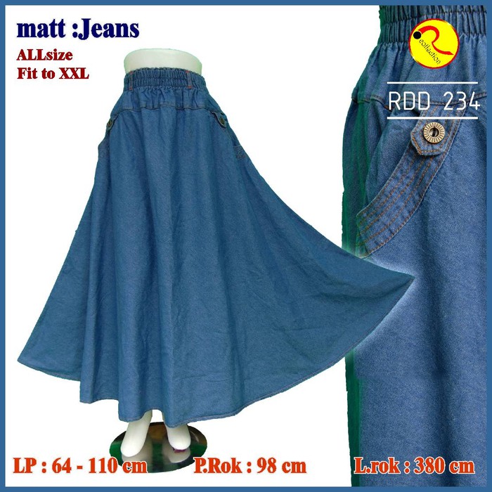 rok jeans klok super mayung original murah HQ