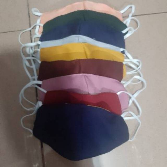 MASKER KAIN,masker kain 2lapis, MASKER POLOS , masker kain 2 lapis , MASKER KAIN