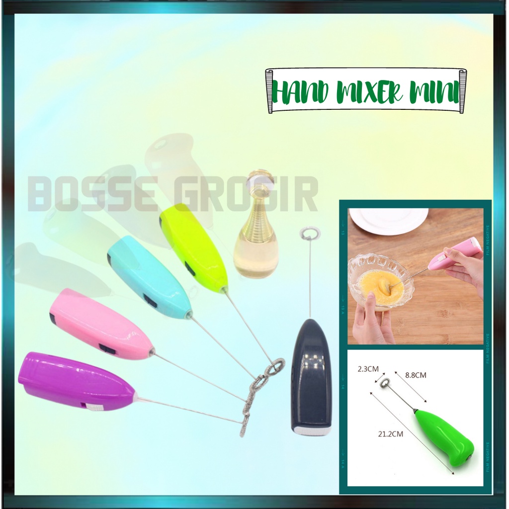 Mixer Hand Mini Mikser Pengocok Telur Adonan Kue Minuman Dalgona