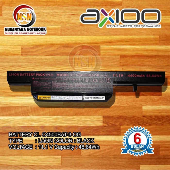 Baterai Original Laptop Axioo C4500