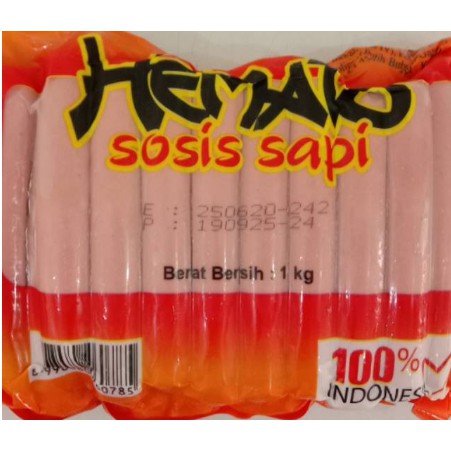 

Hemato Sosis Sapi isi 40pcs 1 kg