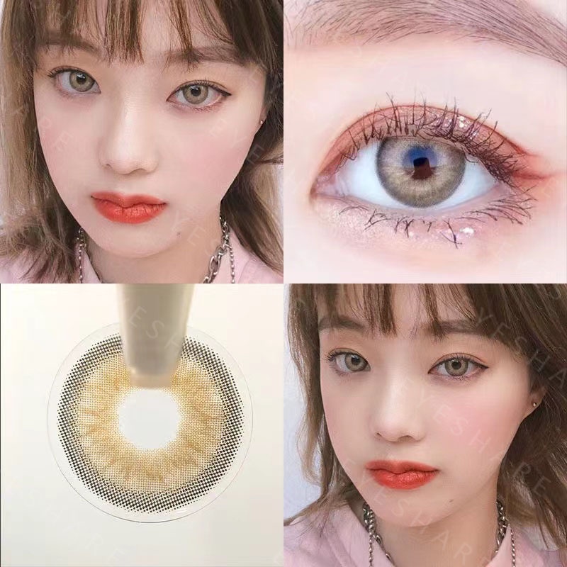 Ready Stock 1 pasang lensa kontak warna diameter 14-14.2MM softlens mata korea softlen murah soflen model terbaru 2023