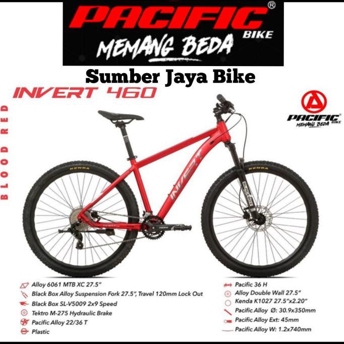 BIG PROMO Sepeda_ Sepeda Gunung MTB 27.5 Inch Pacific Invert 460 Hydraulic _846  Sepeda Murah