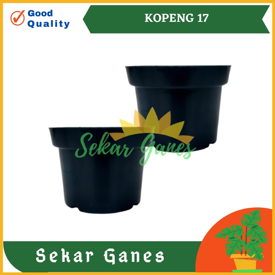 Pot Bunga Plastik u.17 Bahan Bagus Pot Tanaman Pot Bunga Termurah