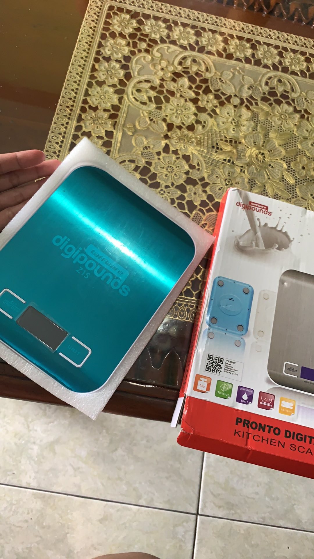 Taffware Timbangan Dapur 5kg 1g