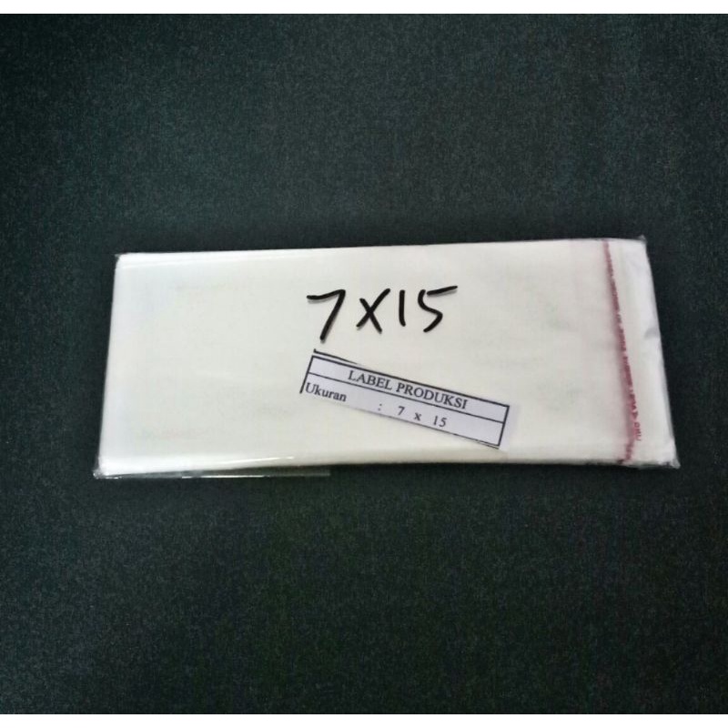 

plastik OPP/ plastik uang 7x15 cm / bungkus uang/ buket uang