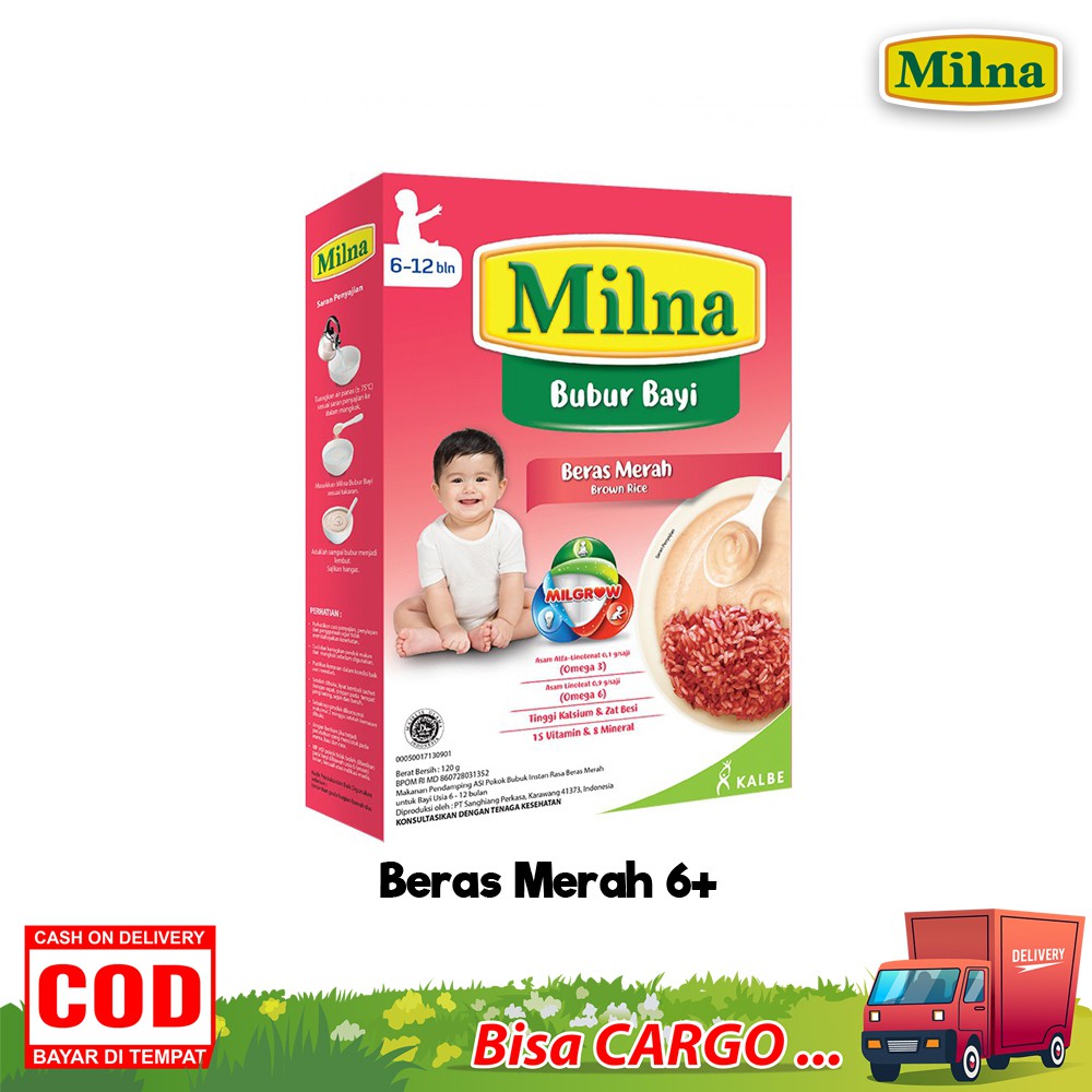 Milna Bubur Bayi 6 bulan + Bubur Bayi Dasar 120 gram