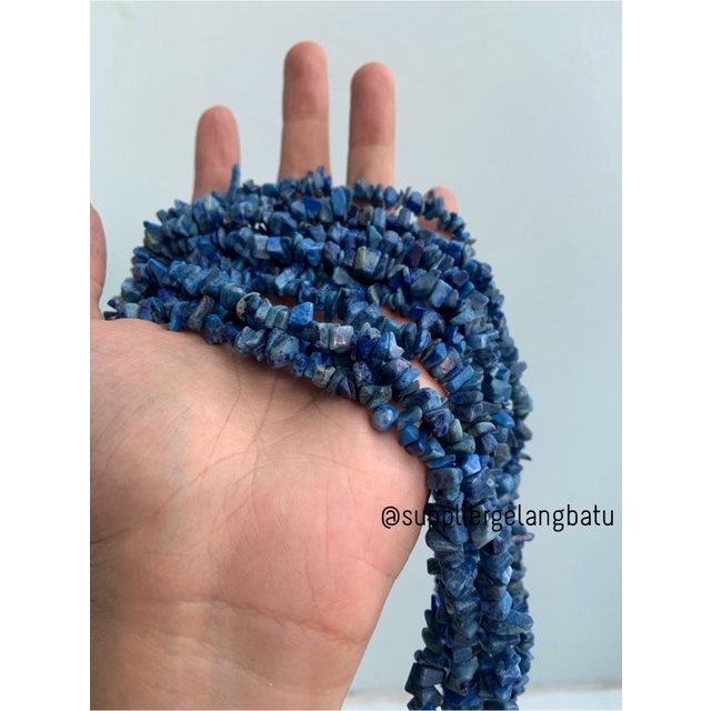 kerikil Batu alam LAZURIT biru hijau 1cm batu alam doff limited craft