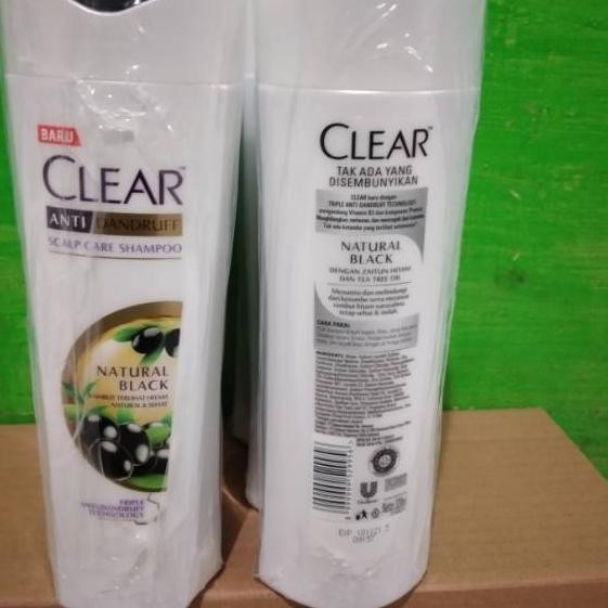 Terbagus - Clear shampoo natural black 320ml